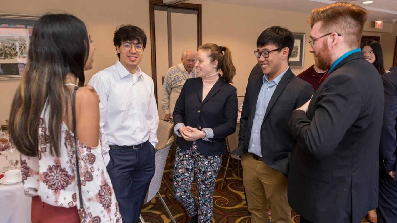 Students at a CAPS event
