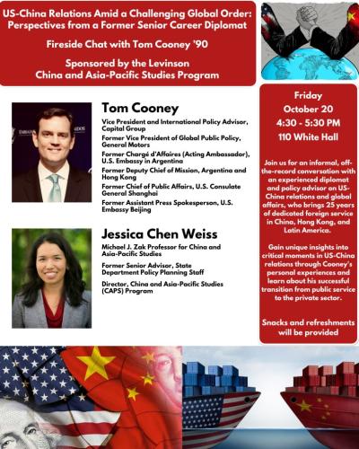 Tom Cooney Fireside Chat Flyer